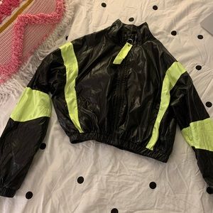 a wind breaker type jacket!